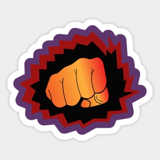 Punch Art Sticker